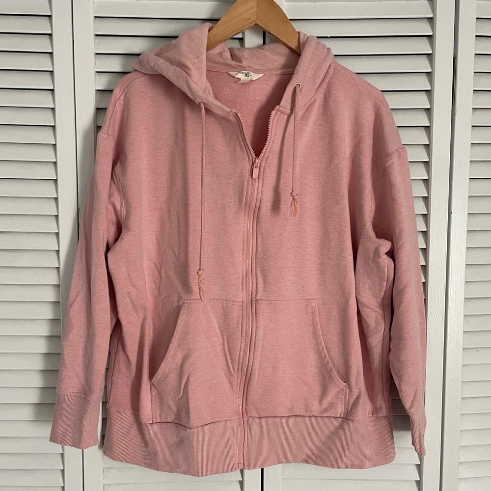 Terra & Sky Pink Zip-Up Hoodie
